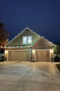 Christmas Light Hanging Residential Homes